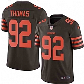 Nike Men & Women & Youth Browns 92 Chad Thomas Brown Color Rush Limited Jersey,baseball caps,new era cap wholesale,wholesale hats